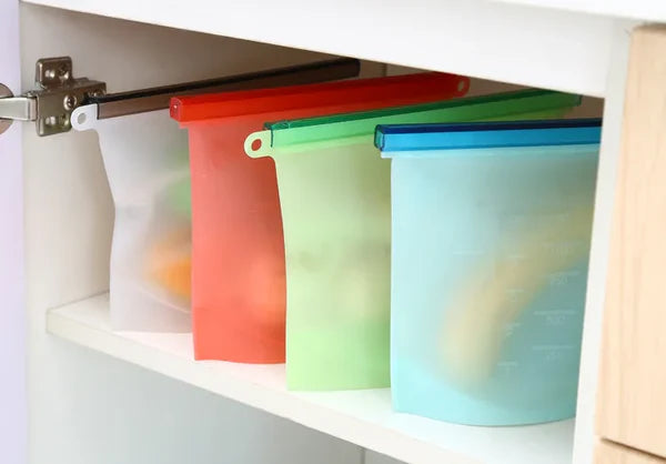 Silicone fresh-keeping bag vacuum sealed bag food storage bag refrigerator food fruit storage bag