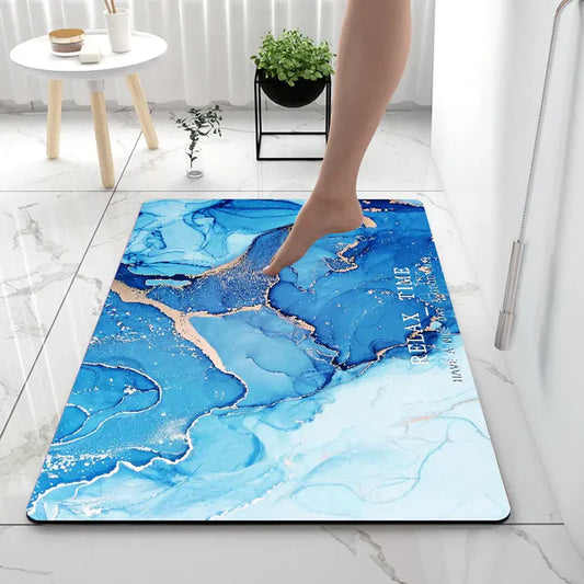 Home Gadget Anti-Slip Mat Super Absorbent Bathroom Floor Mat Diatom Mud Suitable For Kitchen Toilet