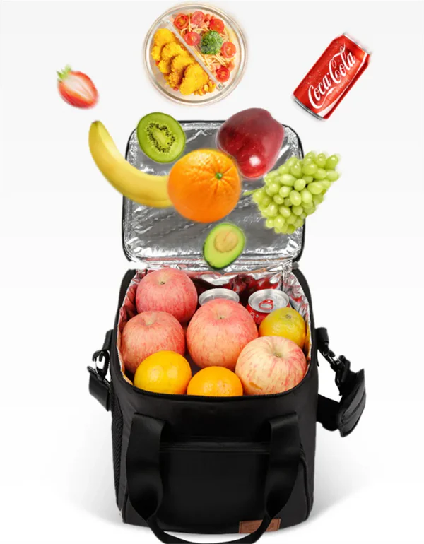 Portable Thermal Lunch Bags For Women Kids Men Fashion Picnic Cooler Lunch Bag Insulated Travel Food Tote Bags Box