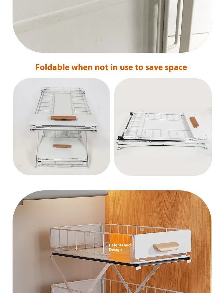 Installation-free Kitchen Sink Seasoning Multi-functional Storage Rack